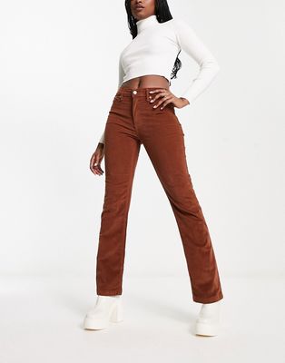Calvin Klein Jeans stretch corduroy pants in brown