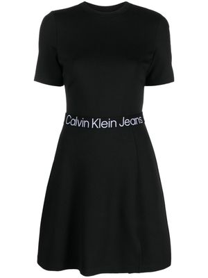 Calvin Klein Jeans Tape Milano mini dress - Black