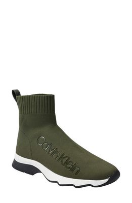 Calvin Klein Karmina Sneaker Boot in Dark Green 300