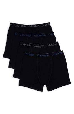Calvin Klein Kids' Assorted 5-Pack Boxer Briefs in Black Black/black/black/black