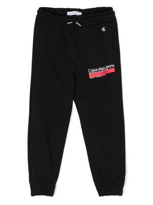 Calvin Klein Kids Hero logo-print track pants - Black