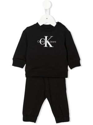 Calvin Klein Kids logo-print tracksuit set - White