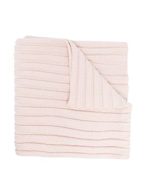Calvin Klein Kids ribbed-knit scarf - Pink