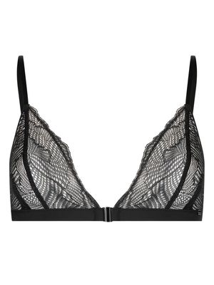 Calvin Klein lace triangle bra - Black