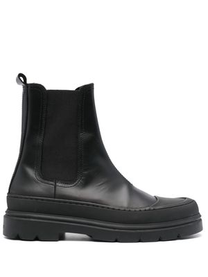 Calvin Klein leather Chelsea boots - Black