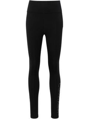 Calvin Klein leg-logo performance leggins - Black