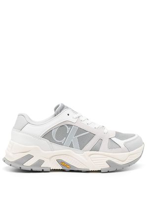 Calvin Klein logo-appliqué chunky sneakers - Grey