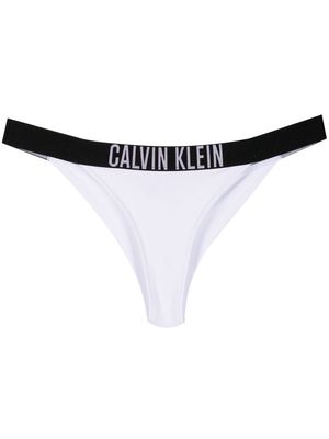 Calvin Klein logo-band bikini bottoms - White
