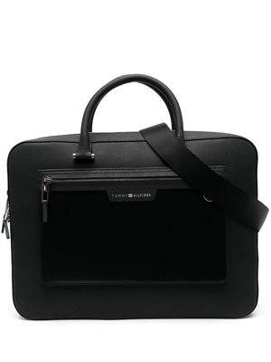 Calvin Klein logo-detail laptop bag - Black