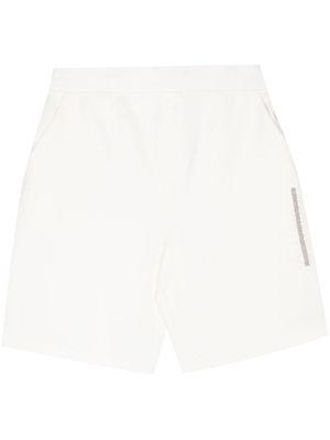 Calvin Klein logo-embossed track shorts - Neutrals