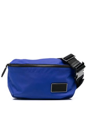 Calvin Klein logo-patch belt bag - Blue