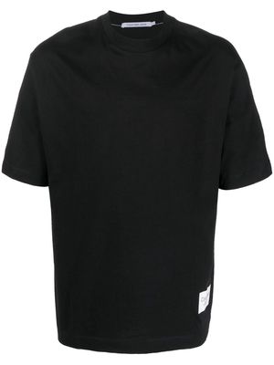 Calvin Klein logo-patch short-sleeved T-shirt - Black