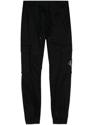 Calvin Klein logo-patch track pants - Black