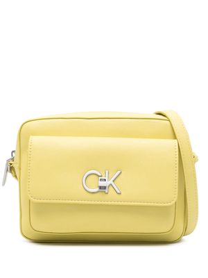 Calvin Klein logo-plaque crossbody bag - Yellow