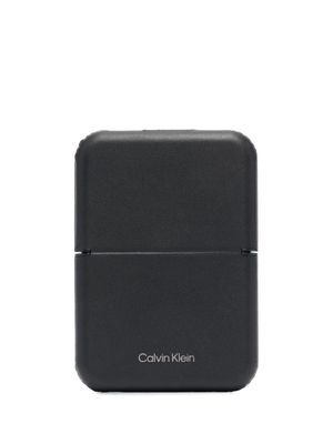 Calvin Klein logo-print card holder - Black