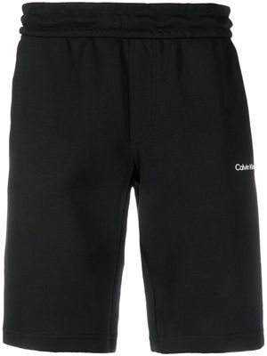 Calvin Klein logo-print detail shorts - Black