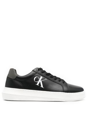 Calvin Klein logo-print lo-top sneakers - Black