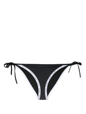 Calvin Klein logo-print strap bikini bottoms - Black