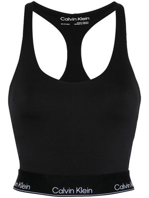 Calvin Klein logo-underband sports bra - Black