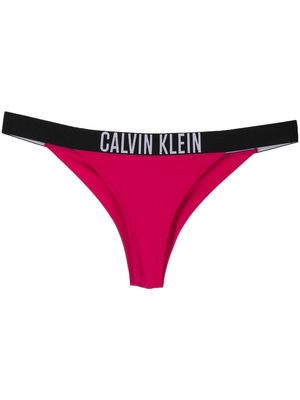 Calvin Klein logo-waistband bikini bottoms - Pink