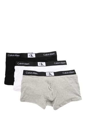 Calvin Klein logo-waistband stretch-cotton boxers pack - Multicolour