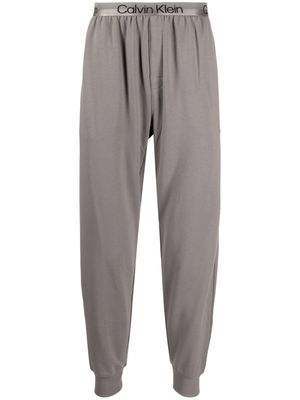 Calvin Klein logo-waistband track pants - Grey