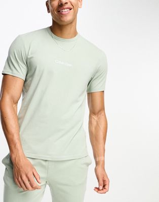 Calvin Klein lounge T-shirt in green