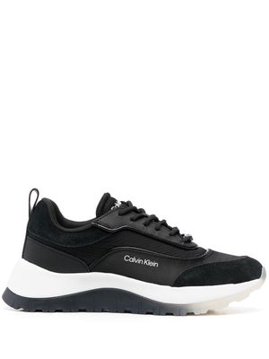Calvin Klein low-top gradient sole sneakers - Black