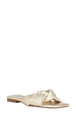 Calvin Klein Marita Slide Sandal in Gold 710