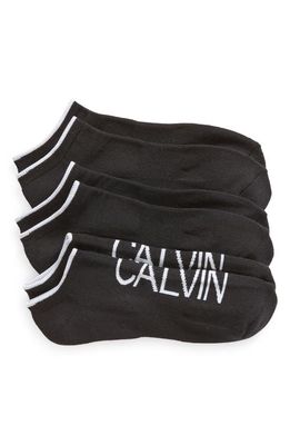 Calvin Klein Men's 3-Pack Cushion Socks in Black