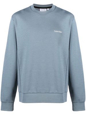 Calvin Klein micro-logo repreve sweatshirt - Blue