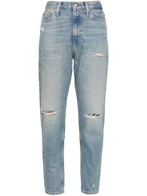 Calvin Klein mid-rise cropped mom jeans - Blue