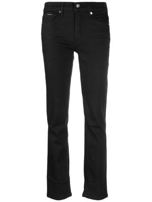 Calvin Klein mid-rise slim-cut jeans - Black
