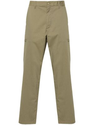 Calvin Klein mid-waist straight-leg trousers - Green