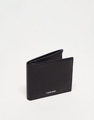 Calvin Klein minimalist wallet in black