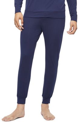 Calvin Klein Modal Blend Jogger Pajama Pants in Blue Shadow