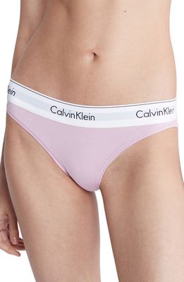 Calvin Klein Modern Cotton Bikini in Ftw Mauve Mist
