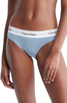 Calvin Klein Modern Cotton Bikini in Iceland Blue