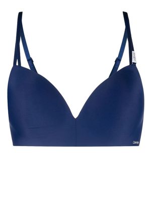 Calvin Klein non-wired demi-lift bra - Blue