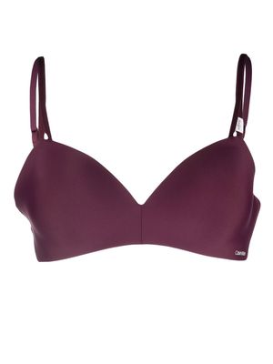 Calvin Klein non-wired demi-lift bra - Purple
