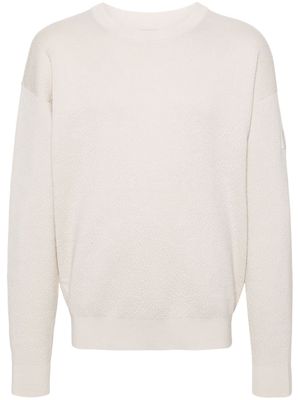 Calvin Klein patterned-jacquard jumper - Neutrals
