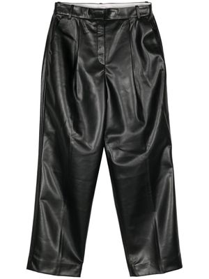 Calvin Klein pleated straight-leg trousers - Black