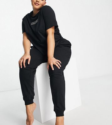 Calvin Klein Plus Size Reimagined Heritage sweatpants in black