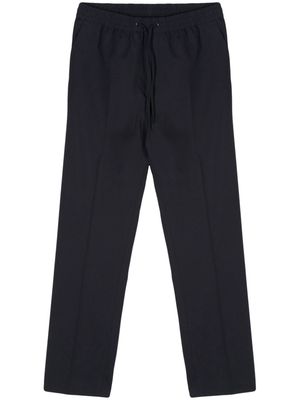 Calvin Klein pressed-crease straight-leg trousers - Blue