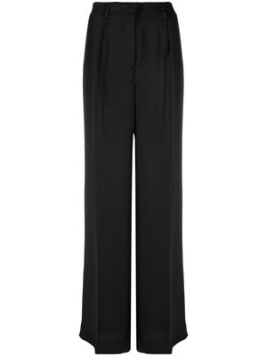 Calvin Klein pressed crease tailored trousers - Black
