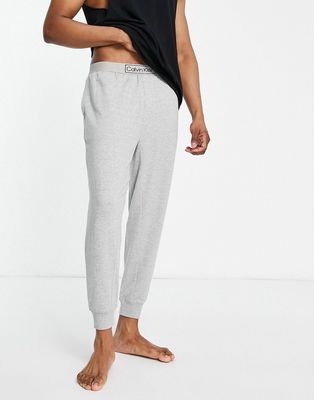 Calvin Klein reimagined lounge sweatpants in gray - part of a set
