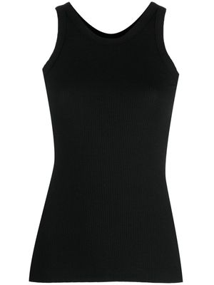 Calvin Klein ribbed-knit tank top - Black