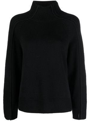 Calvin Klein roll-neck cotton jumper - Black