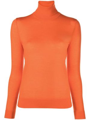 Calvin Klein roll-neck wool jumper - Orange