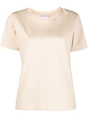 Calvin Klein round-neck short-sleeved T-shirt - Neutrals